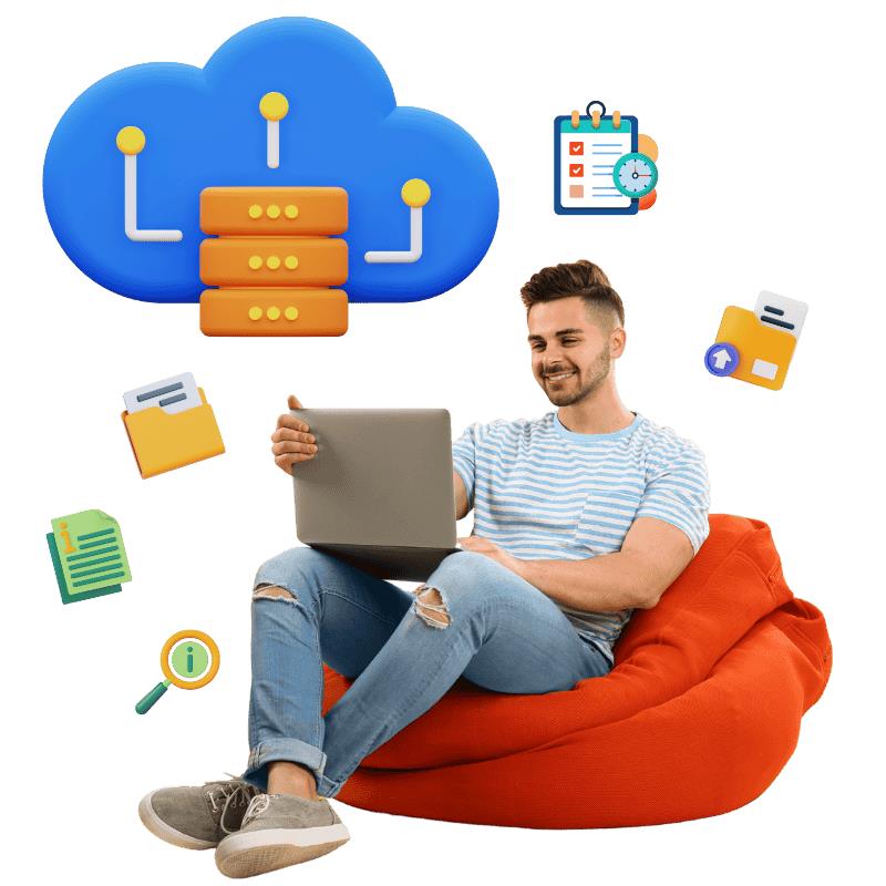An image of cloud based employee database