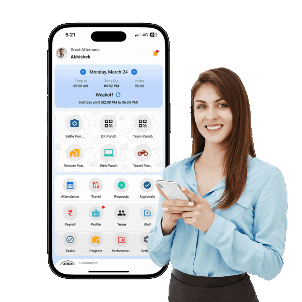 Employee Self Service for Time & Attendance tracking in Runtime HRMS