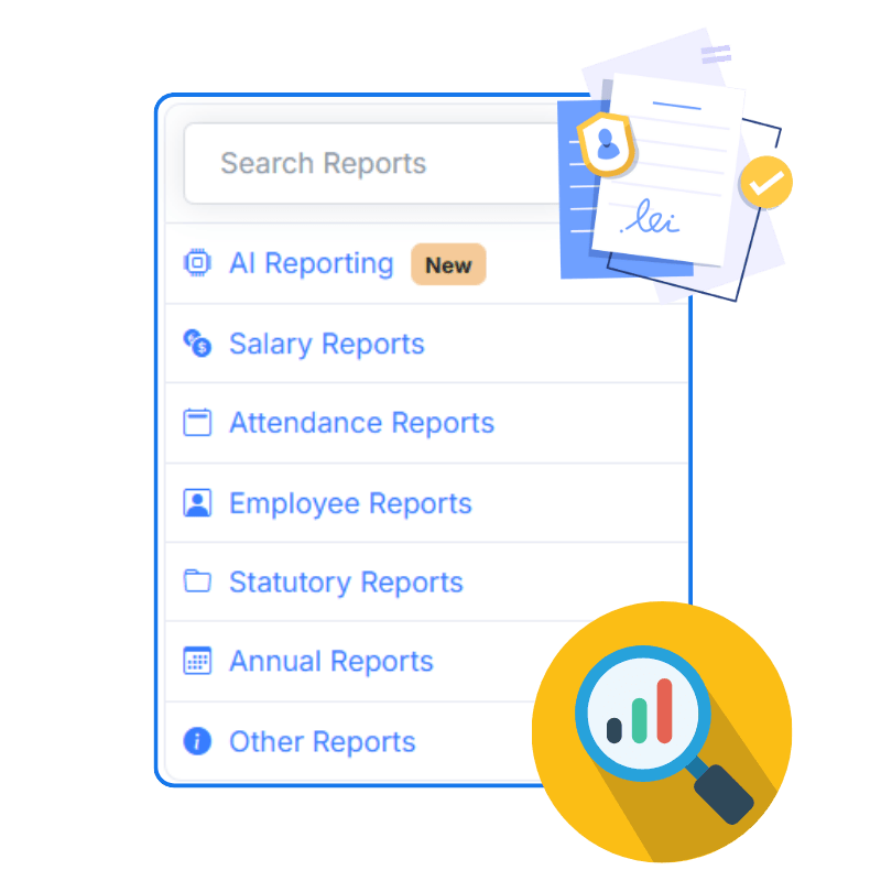 HR reports and analytics in Runtime HRMS