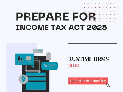 Income Tax Act 2025 with Runtime HRMS