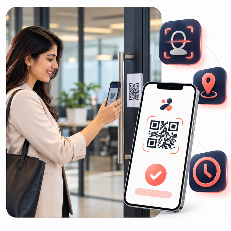 Mark Attendance in Seconds - QR Scan or Face Recognition